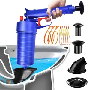 Toilet Unclogger, Toilet Plunger Air Drain Blaster, Drain Clog Remover Tool, ... - Picture 1 of 7