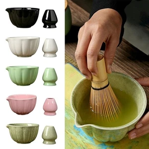 Support de fouet matcha lisse support salade thé soupe bol pour set de thé accessoires - Photo 1/6