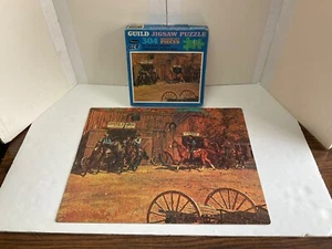 Complete ! 304 Piece Puzzle *Sheriff's Posse* 300 Cowboy Western Horse Old West - Picture 1 of 17