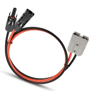 50A Anderson Stecker auf Solarpanel Kabel 12AWG Verkabelung Adapter-Stecker 30cm - Bild 1 von 4
