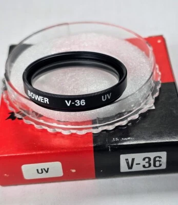 Bower 36mm UV Lens Protector Safety Filter Guard Glass Genuine Original OEM E36 - Image 1 of 4