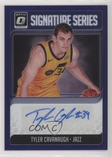 2018-19 Panini Donruss Optic Signature Series Purple Prizm Tyler Cavanaugh Auto