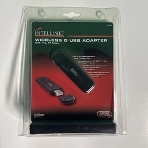 NEU INTELLINET WIRELESS G USB Adapter 54 Mbps 802.11g (2) schneller Versand! - Bild 1 von 2