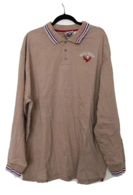 CAMISETA ARTFUL DODGER BORDADA TOP MARRÓN CLARO TALLA 3XL NUEVA CON ETIQUETAS Foto 1 de 4