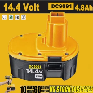14.4V For DEWALT DC9091 14.4 Volt XRP Battery DW9091 DW9094 DE9091 DE9092 DE9502 - Picture 1 of 12