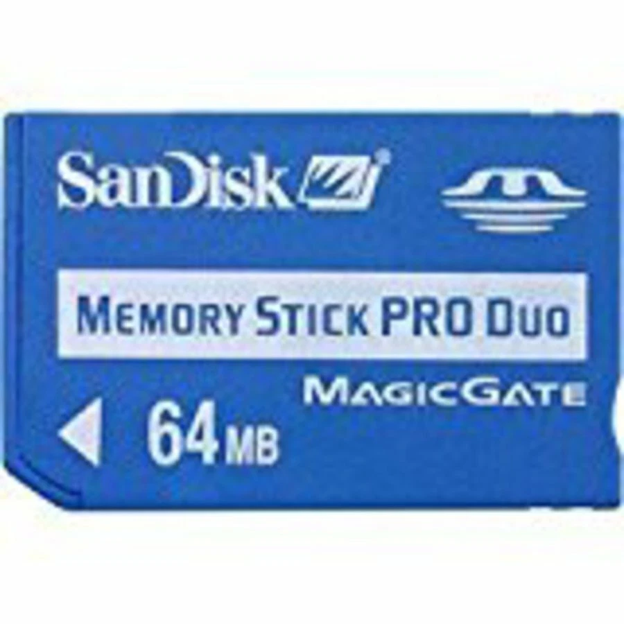 SanDisk 64 MB Memory Stick Pro Duo (SDMSPDS-64-A99) - Image 1 of 1