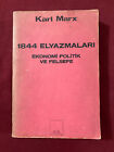 Manuscrits économiques et philosophiques de 1844 livre turc