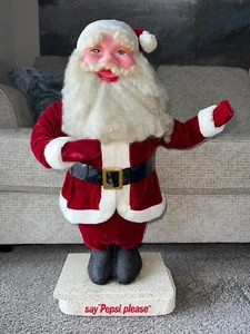 Large Vintage 1964-65 Pepsi Cola Harold Gale Santa Claus Store Display 1960s - Picture 1 of 15