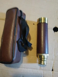 Vintage TASCO Deluxe Pocket Monocular Telescope Spyglass with Case 25x30mm Japan - Picture 1 of 4
