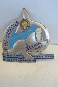 Vespa Plakette Messe von Ancona Internationale Vespistische Rallye 1960 Esso Cup - Bild 1 von 6