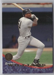 1994 Leaf New York Yankees Baseball Card #4 Bernie Williams - Picture 1 of 2
