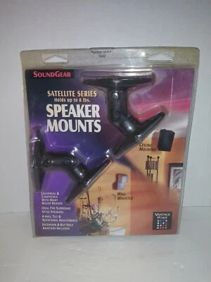 Sound Gear Satellite Series Speaker Mounts (2 pack) Holds up to 8 lbs NIB - Image 1 of 2