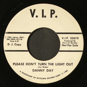 DANNY DAY: this time last summer / please don't turn the lights out V.I.P. 7" - Picture 1 of 2