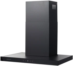 Cookology Chimney Cooker Hood 70cm T-Shape Extractor Fan - Black LINT701BK/A++ - Picture 1 of 9