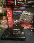 sega genesis model 2 console in box With Sonic Game And Box