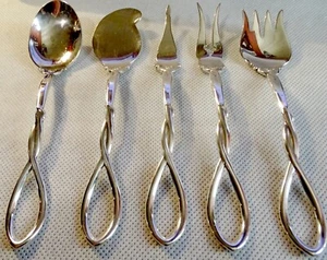 1910 Frank Whiting 5 Stück Sterling Hostess Set FWS7 - 2,9 Unzen - Bild 1 von 5