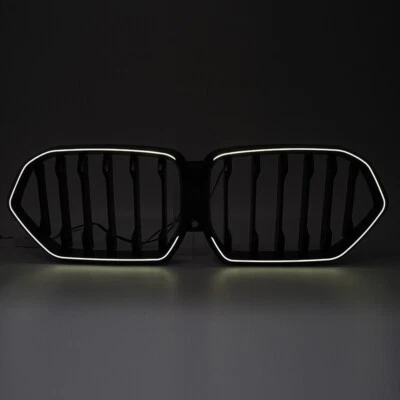 For 2024 BMW X6 G06 Car Front Bumper Kidney Grille Grill With  LED Light Lamp - Image 1 of 4