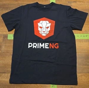 PrimeNG Graphic T-Shirt Mens Size Large Short Sleeve Black - Picture 1 of 5