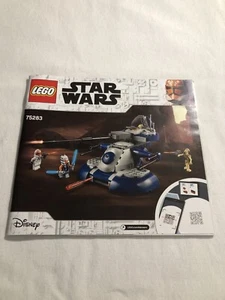 LEGO 75283 Star Wars Tanque de Asalto Blindado (AAT) Manual de Instrucciones SOLO - Imagen 1 de 2