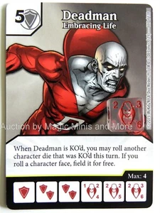 Justice League ~ DEADMAN Embracing Life #117 rare Dice Masters DC card - Picture 1 of 1