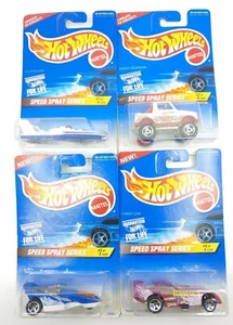 Hot Wheels 1996 Speed Spray Series Complete Set of 4 #549 # 550 #551 #552 (New) - Picture 1 of 3