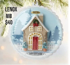 Nuevo con etiquetas $40 Lenox adorno galletas de azúcar pan de jengibre casa adorno de Navidad - Imagen 1 de 4