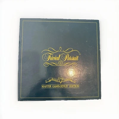 TRIVIAL PURSUIT MASTER GAME GENUS 3RD EDITION 1992 LOVELY & COMPLETE XMAS FUN - Image 1 of 3