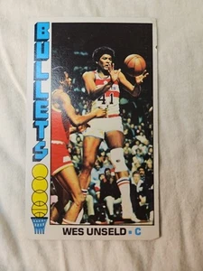 1976-77 Topps Basketball #5 WES UNSELD ***Washington Bullets*** HOFer - Bild 1 von 3