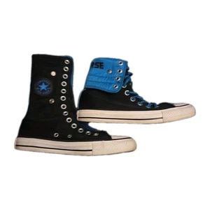 Converse All Star Chuck Taylor X Hi Fold Down Blue Black M4 W6 Sneakers Shoes - Picture 1 of 22