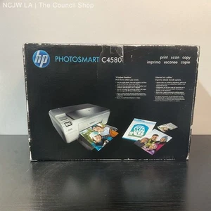 HP Photosmart C4580 Printer Scanner All-In-One Inkjet Wireless New Sealed Box - Picture 1 of 5