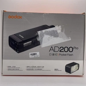 US Godox AD200Pro 200W 2.4G TTL 1/8000s Pocket Flash Speedlite NO BATTERY - Picture 1 of 13