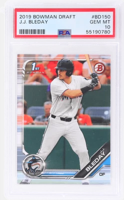 2019 Bowman Draft JJ Bleday #BD150 PSA 10 - Image 1 of 2