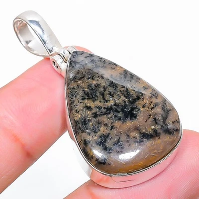 Ciondolo gioiello in argento sterling 925 fatto a mano con pietra... - Immagine 1 di 4