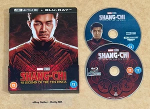 SHANG-CHI AND THE LEGEND OF THE TEN RINGS - (UK) 4K + BLU RAY STEELBOOK - Picture 1 of 7