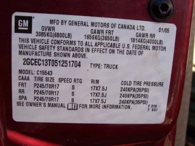 99 00 01 02 03 04 05 06 07 SILVERADO 1500 UPPER CONTROL ARM FRONT 442969 - Image 1 of 4