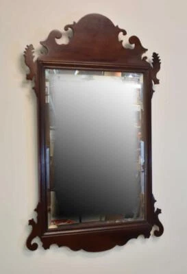 Espejo de pared Stickley Chippendale en caoba Foto 1 de 4