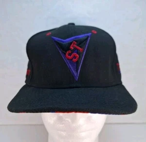 Gorra Sneaktip New Era Snapback negra púrpura roja - Imagen 1 de 8