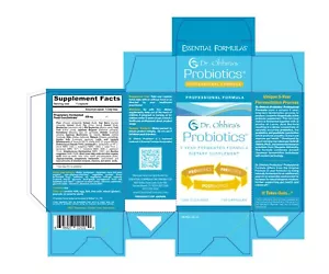 Essential Formuals Dr. Ohhira's Probiotics PROFESSIONAL Formula - 120 Capsules - Picture 1 of 1
