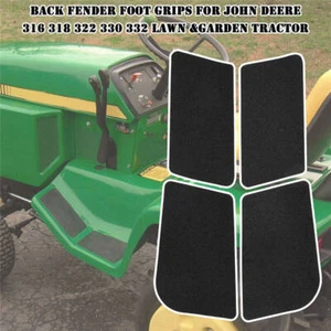 4PCS Garden Tractor Fender Foot Grips 80 grit For John Deere 316 318 322 330 332 - Picture 1 of 7