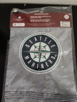 Seattle Mariners Baseball MLB 12.5X18 Garden Mini Flag 2 Sided Front Yard Garden - Image 1 of 3