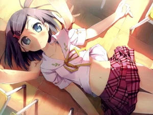 V6285 Tsukiko Tsutsukakushi Lindo Horny Niña Anime Decoración PÓSTER DE PARED IMPRESIÓN REINO UNIDO - Imagen 1 de 13
