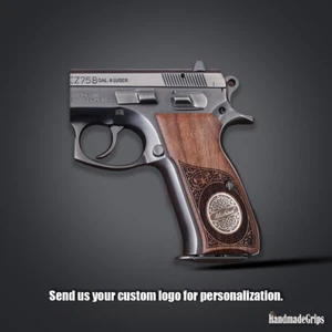 Empuñadura de palo de rosa KSD personalizable CZ 75, 75B, 75BD, 85 KADET SHADOW1 - Imagen 1 de 4