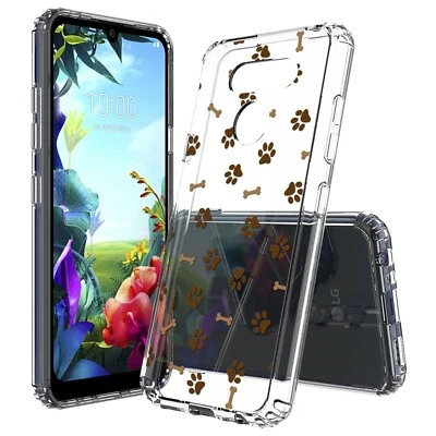 Paws and Bones Slim Shockproof Hybrid Hard Cover Soft Bumper Case for LG Models - Image 1 of 4