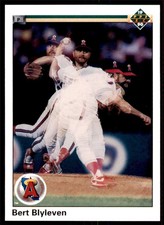 1990 Bert Blyleven California Angels Upper Deck Baseball Card # 527