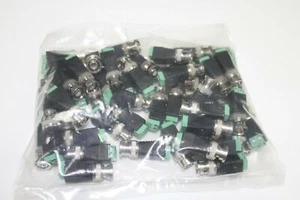 50 pcs Coax Cat5/Cat6 To Camera CCTV BNC Video Balun Coaxial Connector Screw - Picture 1 of 3