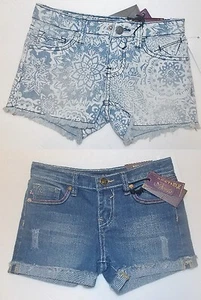 Vigoss Girls Jean Shorts Adjustable Waist 2 Choices Sizes 5, 6 or 6X NWT - Picture 1 of 5