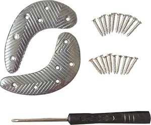Sole Repair Kit for Men'S Shoe and Boot. Metal Heel Plates and Nails. (M30) - Picture 1 of 12