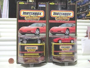 1998 Matchbox Premiere Contemporary Collection 1999 Mustang + Firebird Cars NOC - Picture 1 of 4