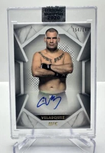 CAIN VELASQUEZ 2020 Topps UFC Striking Signatures /187 #STS-CV Auto - Picture 1 of 2