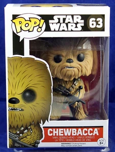 Chewbacca #63 Funko Pop! Cabeza Bobble Vinilo Star Wars Nuevo en Caja - Imagen 1 de 3
